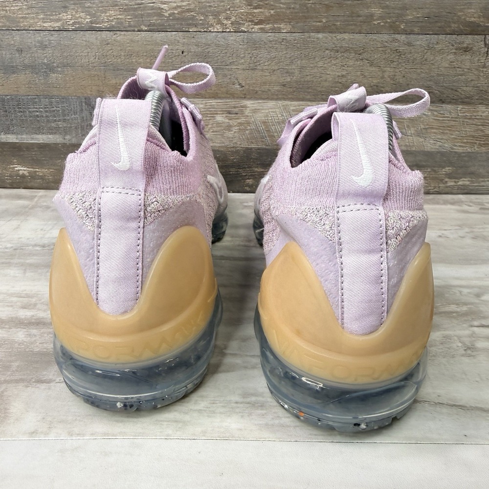 Nike Air VaporMax 2021 Flyknit Women's Size 10 Pink White Running Shoes Sneakers - Picture 5 of 10